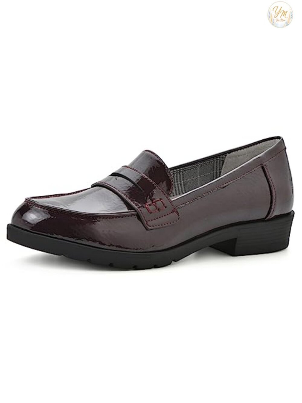 Galah Penny Loafer Flat Cushioned Insole Flexible Lug Outsole Pull-On